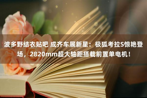 波多野结衣贴吧 成齐车展新星：极狐考拉S惊艳登场，2820mm超大轴距搭载前置单电机！